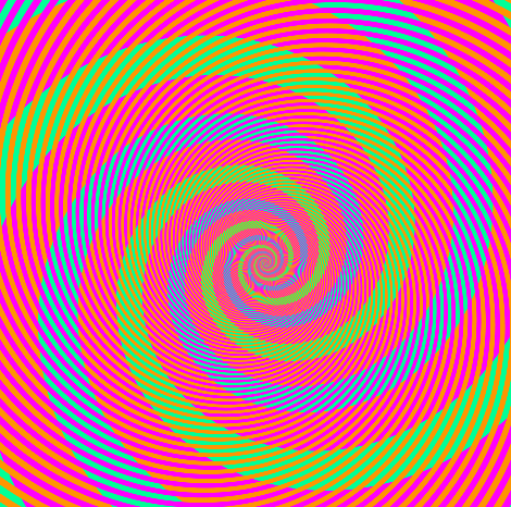 Color Spiral Illusion Color Spiral Illusion